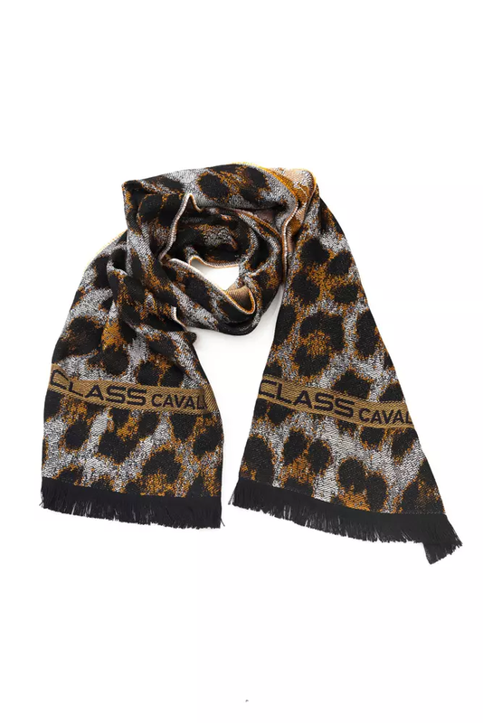 Brown wool men scarf-null