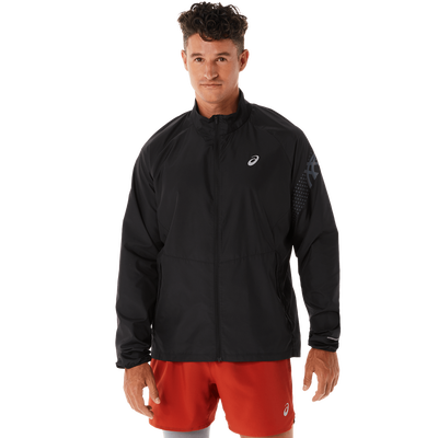 Asics men icon jacket (2011c733-001), Black, medium