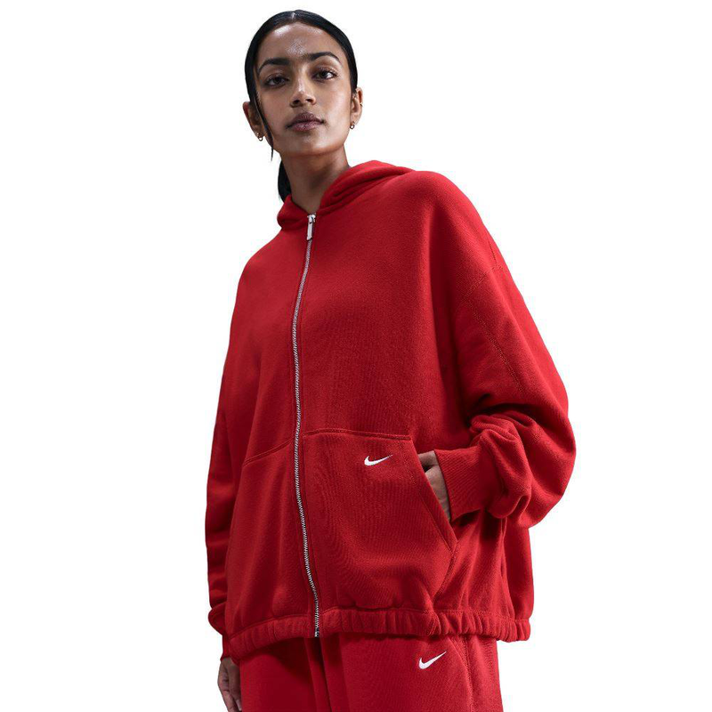 Nike sportswear womens street fleece full-zip hoodie-null
