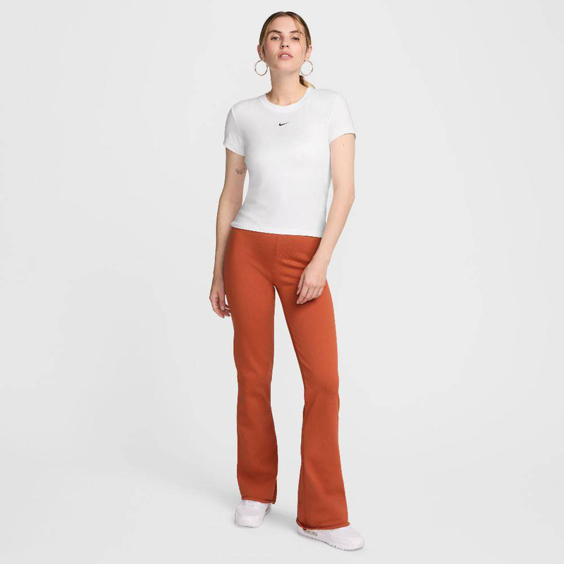Nike sportswear womens chill knit mid cropped top-null