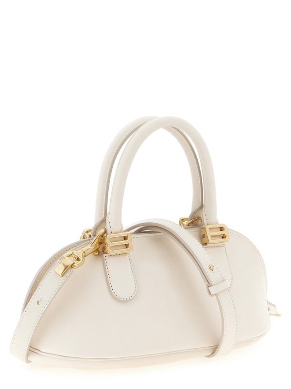 White calfskin handbag-null
