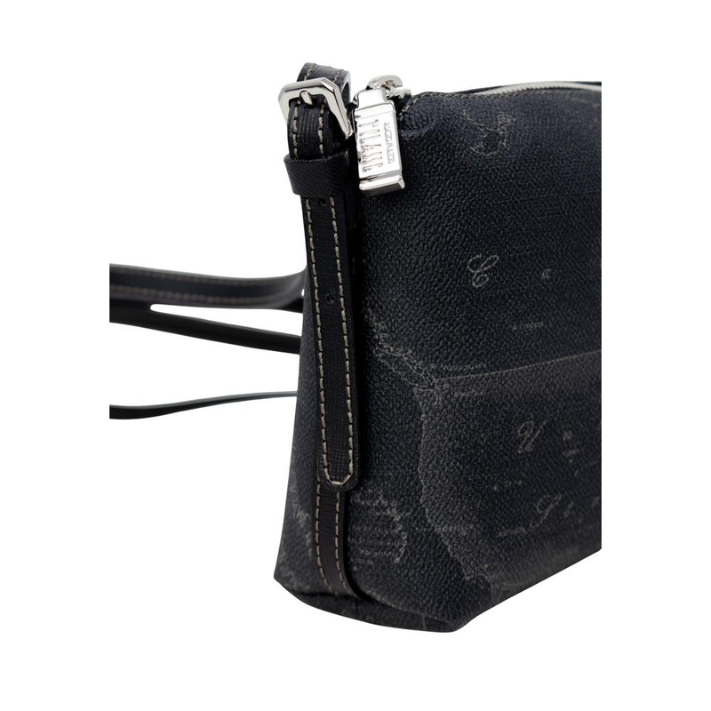 Black polyester handbag-null