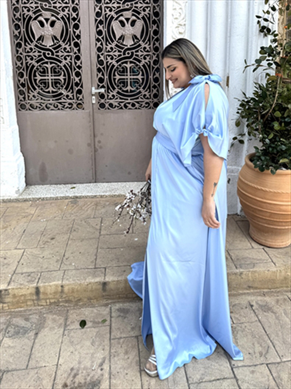 Maxi dress short sleeve-null