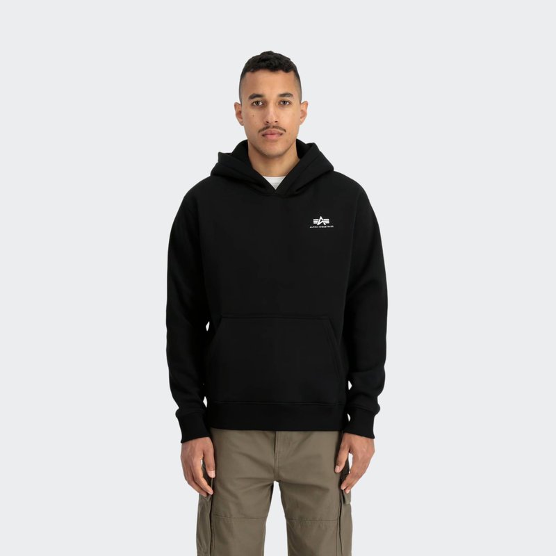 Basic small logo hoodie-null