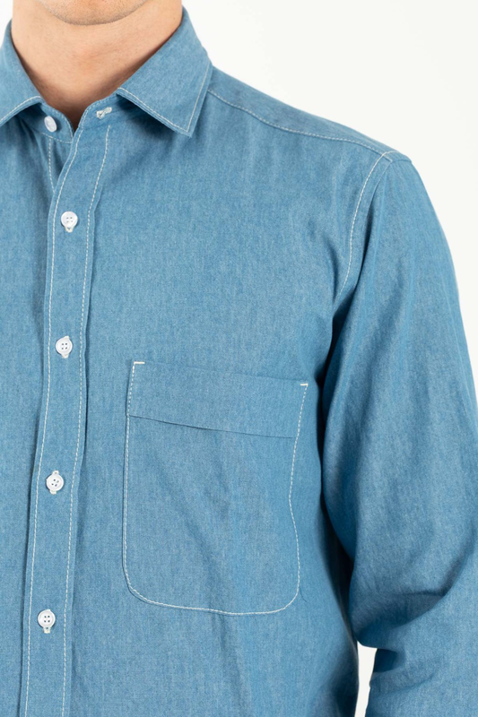 Vittorio denim shirt-null