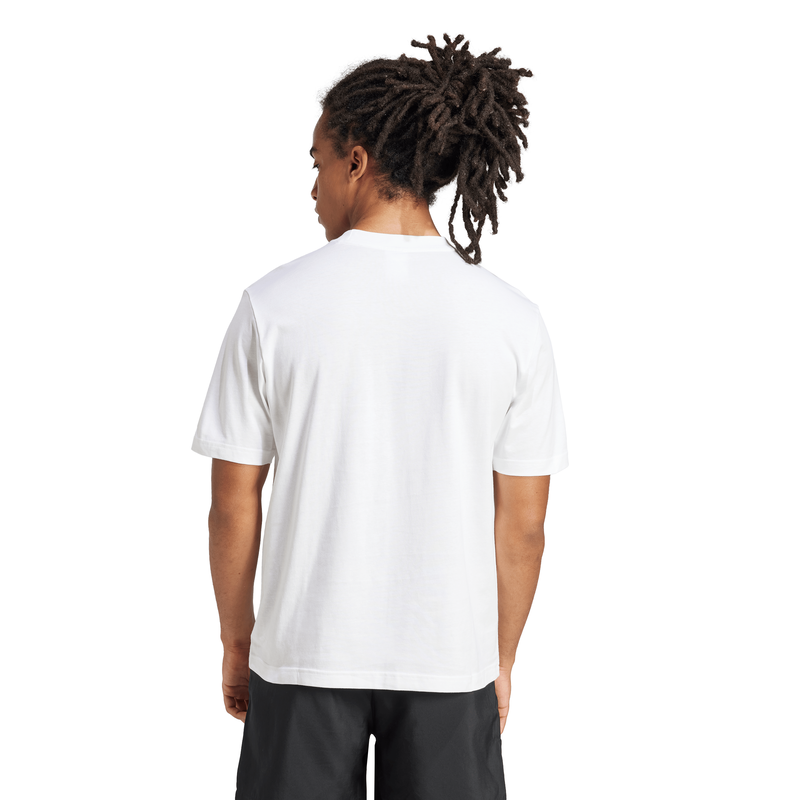 Adidas men's essentials small logo single jersey t-shirt image number null