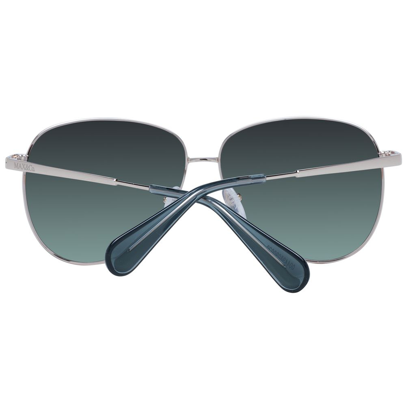 Rose gold metal sunglasses-null