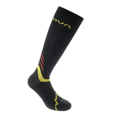 Winter socks, Black/yellow, medium