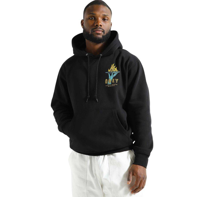 Obey seize fire premium hood-null