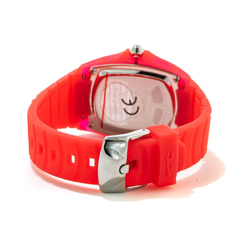 Multicolor rubber dress watch-null