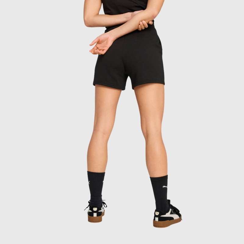 Essential small logo high waist shorts-null