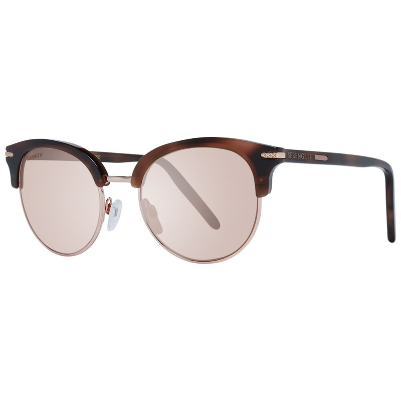 Brown acetate & metal sunglasses-null