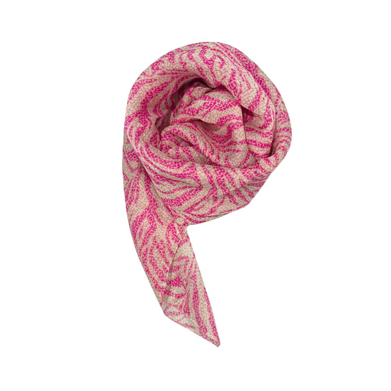 Pink silk women scarf-null