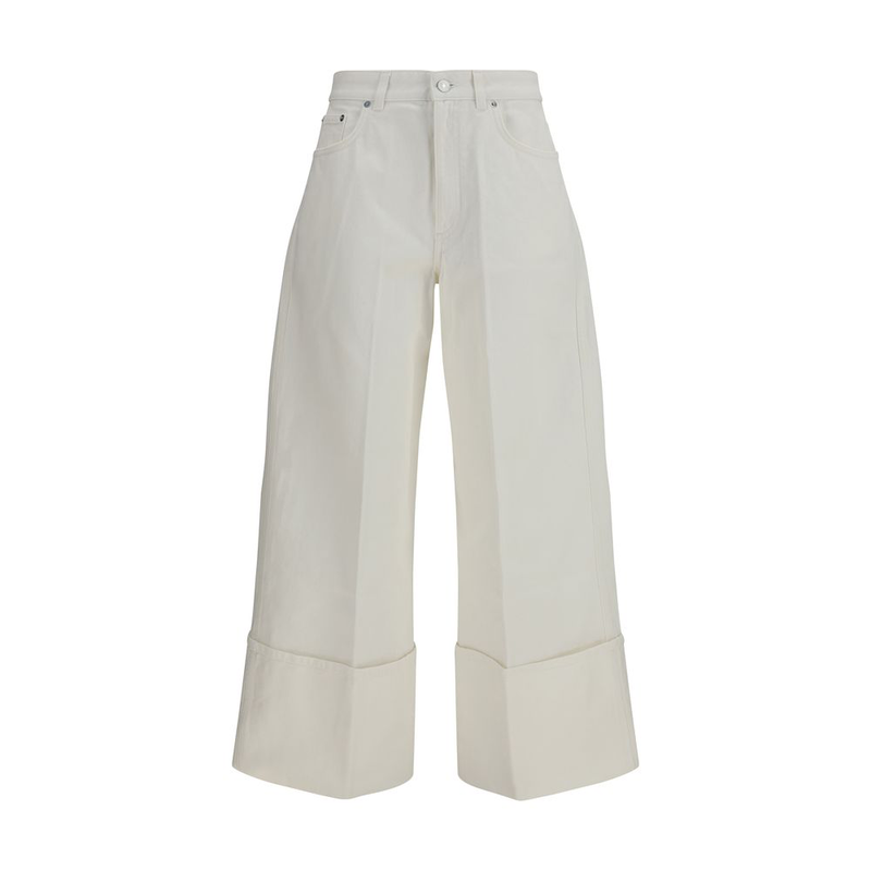 White cotton jeans denim-null