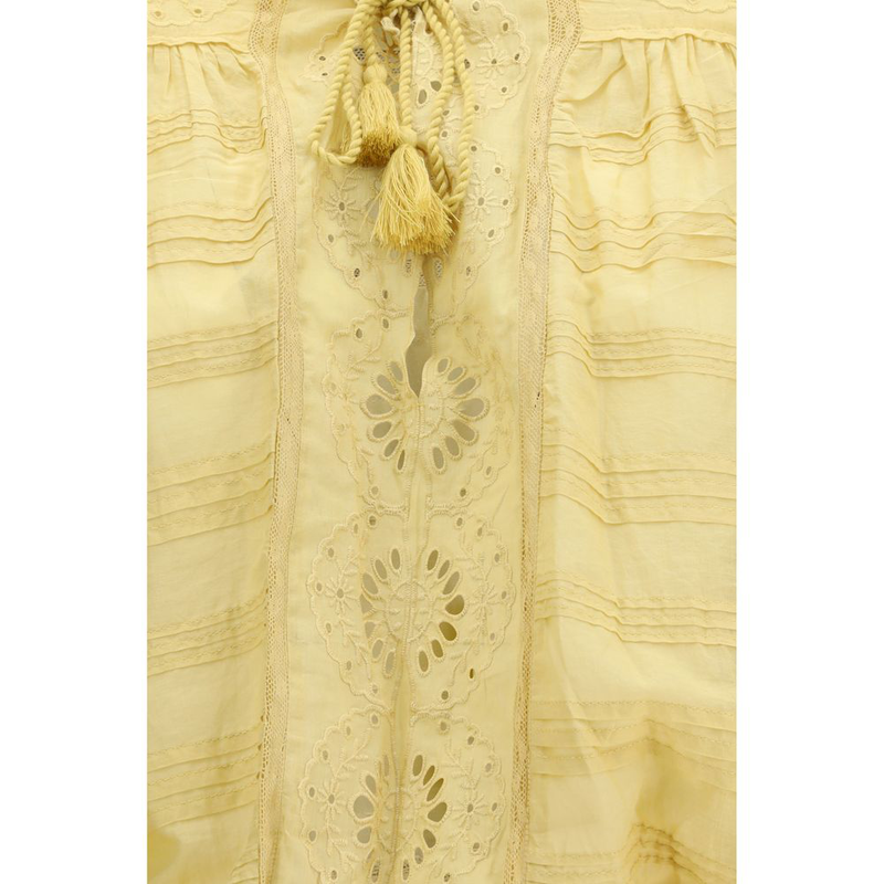 Bicolor cotton casual dress-null