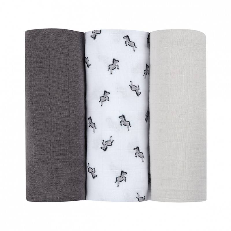 Beaba cotton muslin x3 - savane s-null