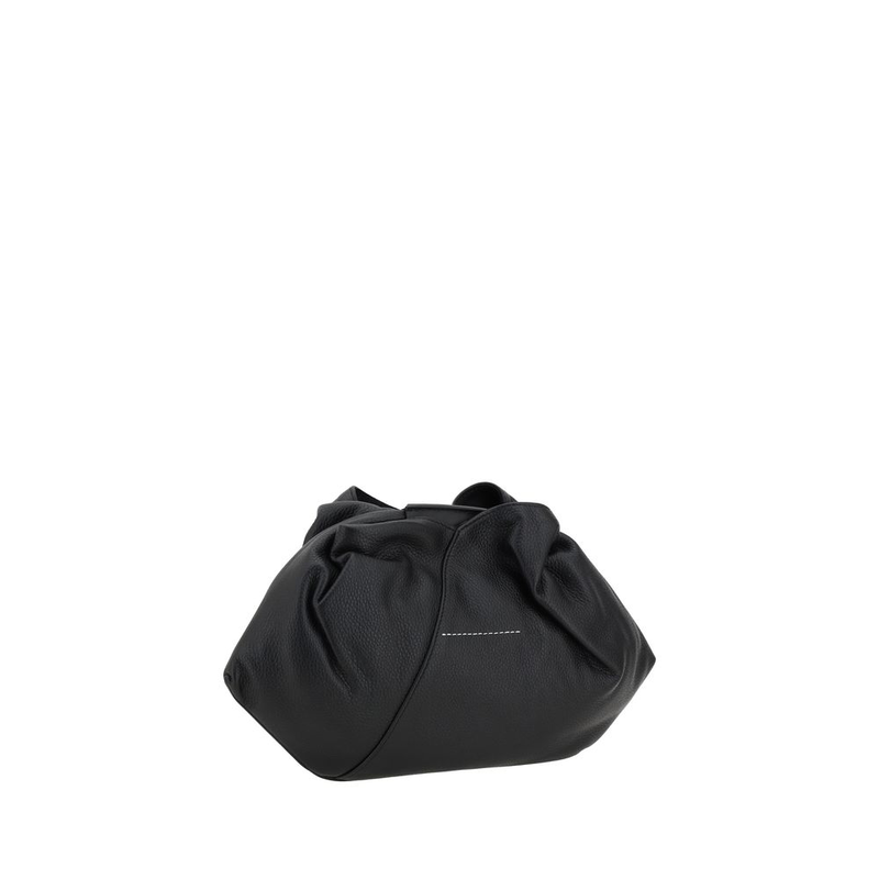 Black calf leather bos taurus handbag-null