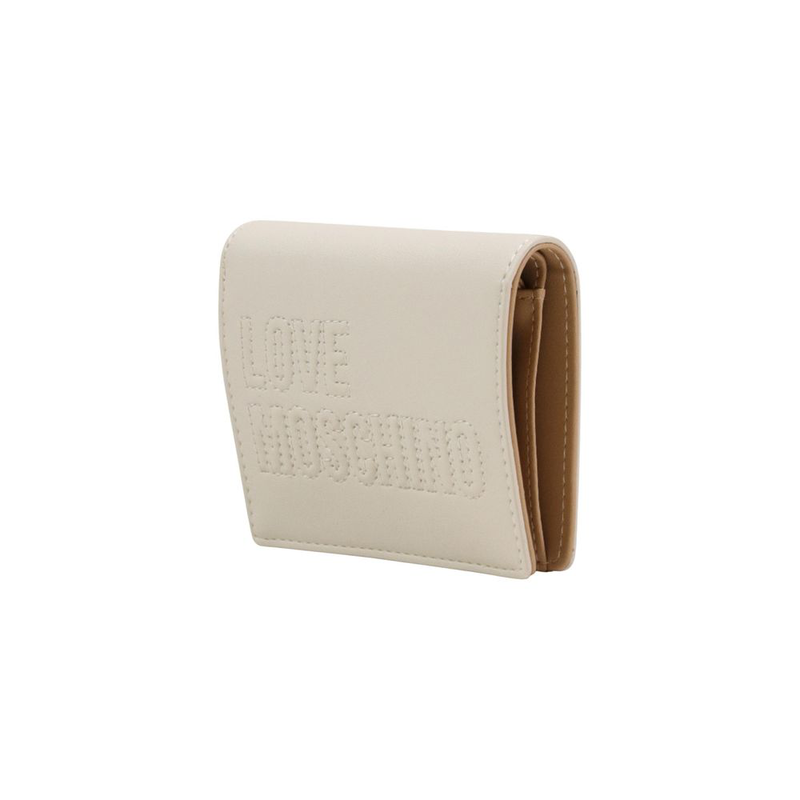 Beige polyethylene wallet-null