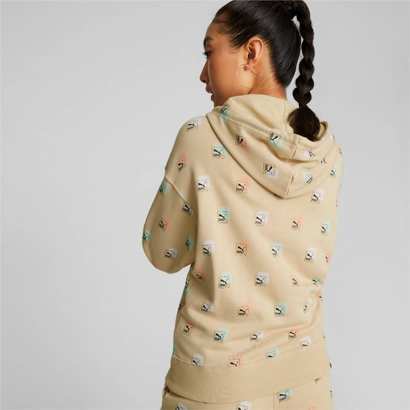 Brand love all-over-print hoodie-null