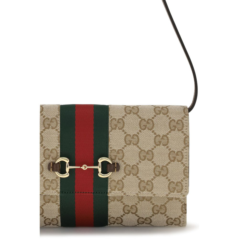 Brown polyester wallet-null