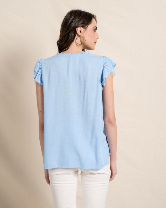 Blouse cotton embossed image number null