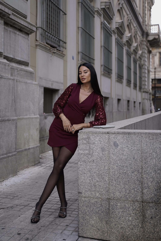 Dress by donna martha - bordeaux-null