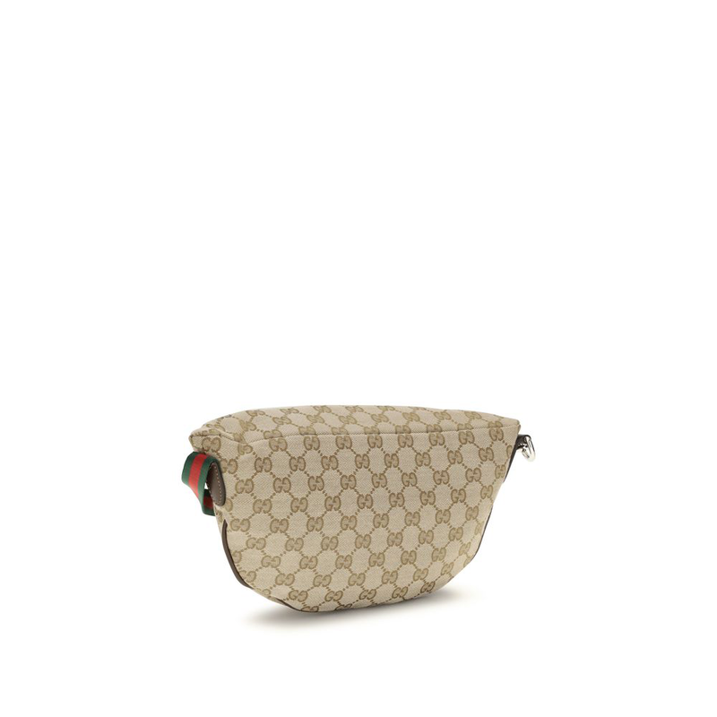 Beige polyester shoulder bag-null