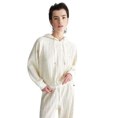 Pleated sweatshirt