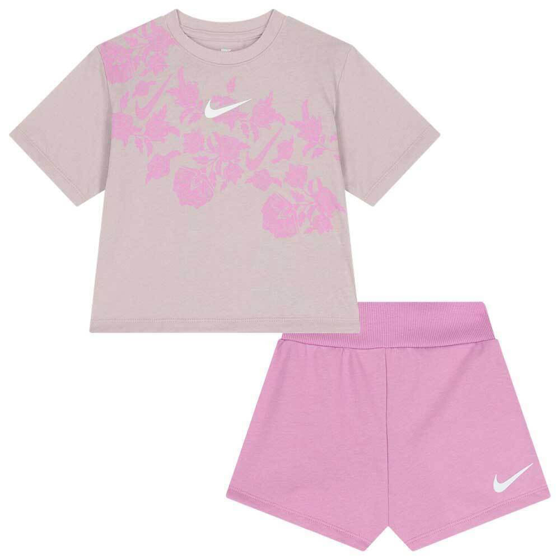Infant girls lace it up freelift short set-null