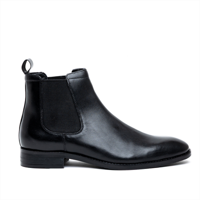 Boston premium low cut chelsea boots, Black, medium
