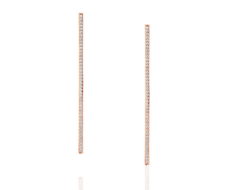 Product image: Cupid long zircon earrings-null