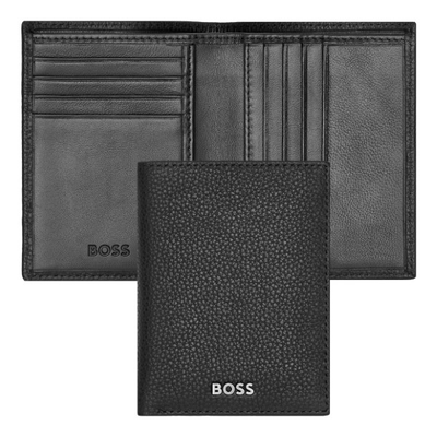 Boss folding card holder classic grained black, , medium