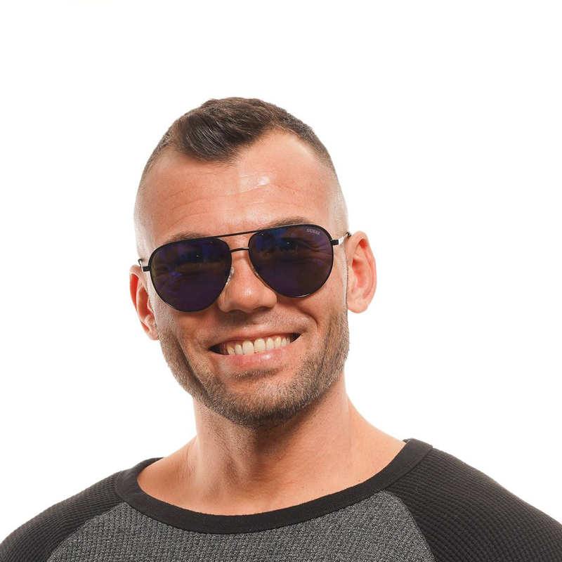Black metal sunglasses-null