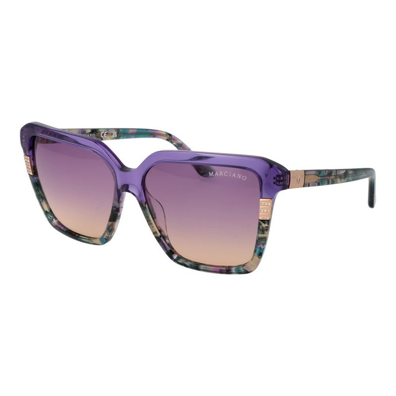 Purple acetate sunglasses-null