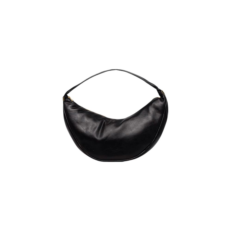 Black polyethylene handbag-null