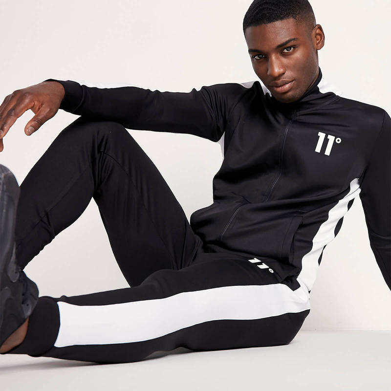 11 degrees poly panel track pants-null