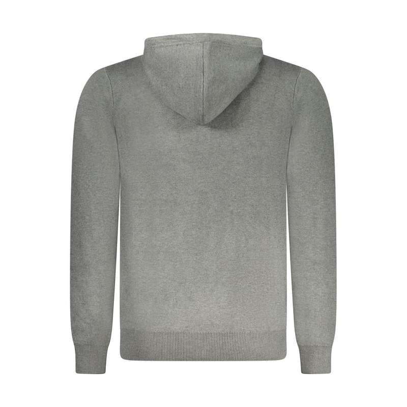 Grigio poliammide mens cardigan-null