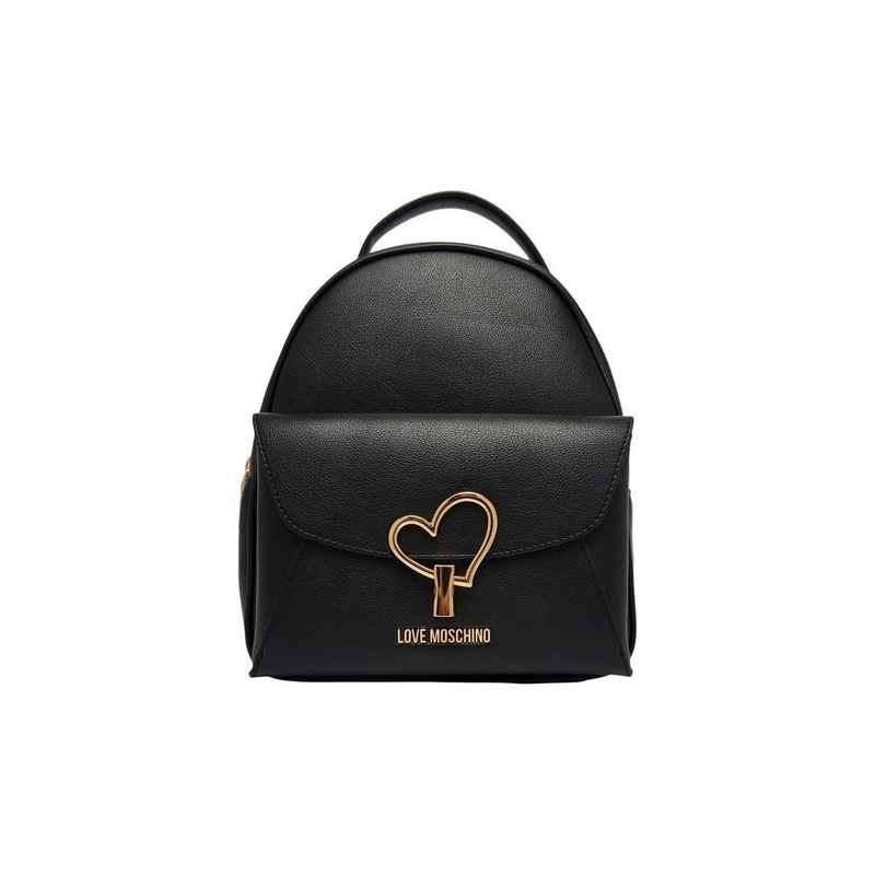 Black polyethylene backpack-null