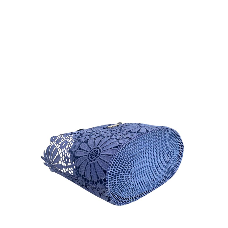 Blue pu women handbag-null