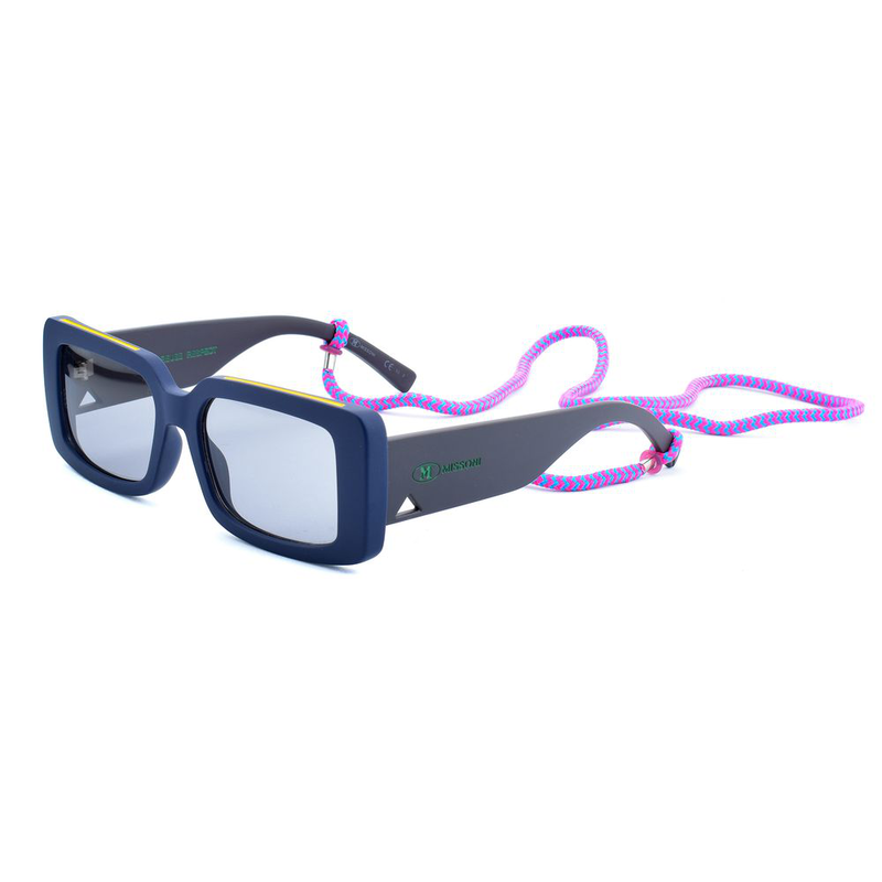 Blue resin sunglasses-null