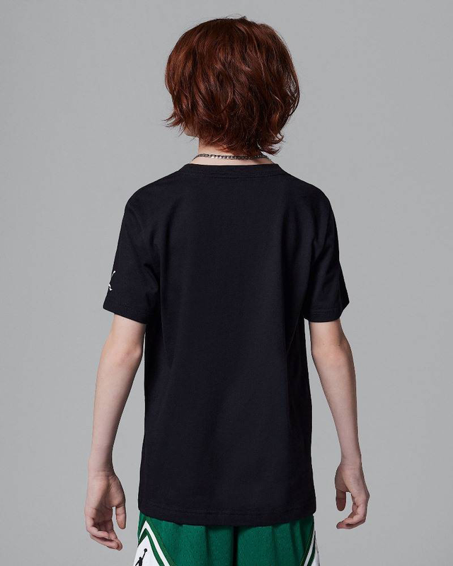 Boys mj wordmark emb crew-null