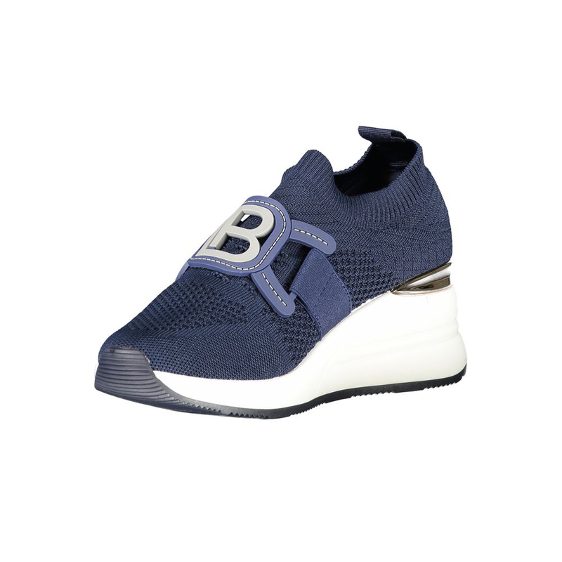 Blue polyester women sneaker-null
