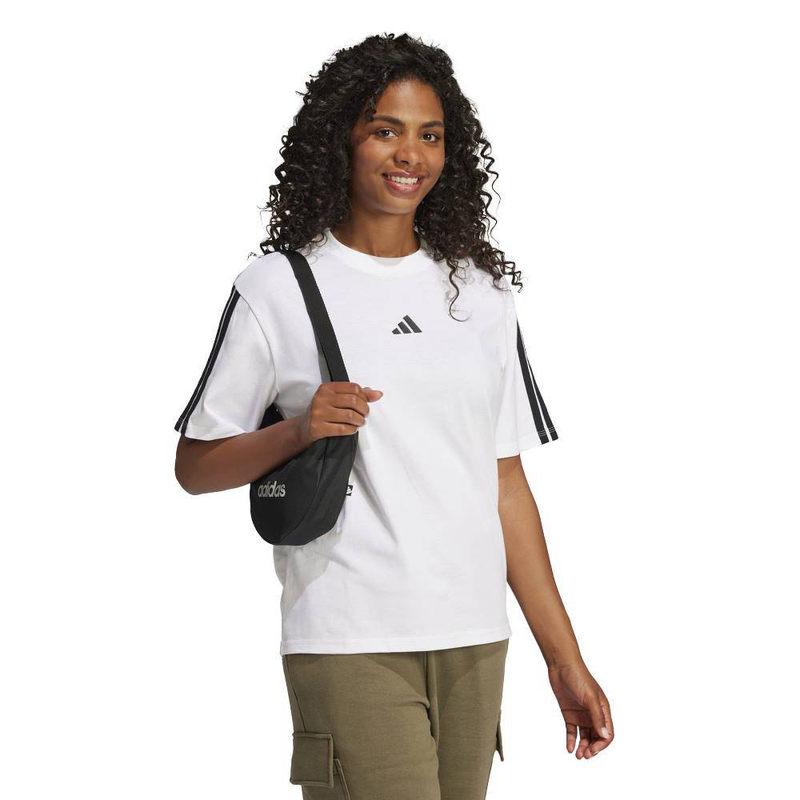 Women 3-stripes single jersey boyfriend top-null