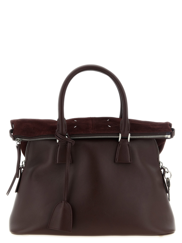 Bordeaux calfskin shoulder bag-null