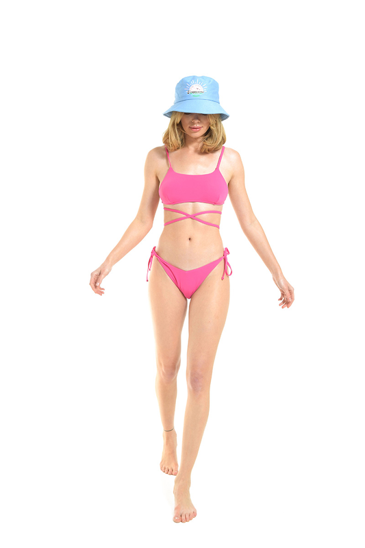 Fuscia bottom v-shape image number null