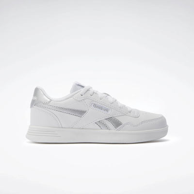Reebok girl's court advance, White, medium