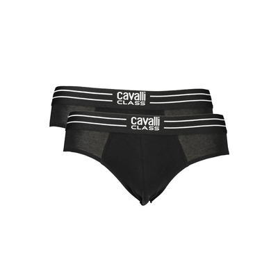 Nero cotton men's underwear slip, Black, medium