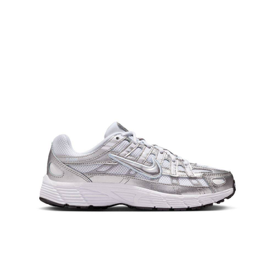 Nike p-6000 (gs) junior shoes, White / Silver / Black, medium