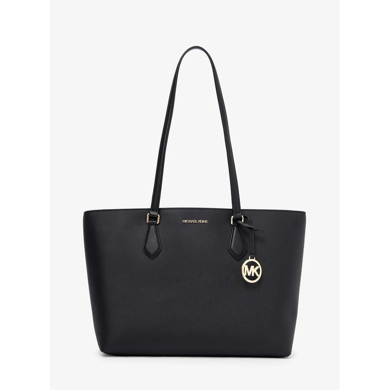 Black canvas handbag-null