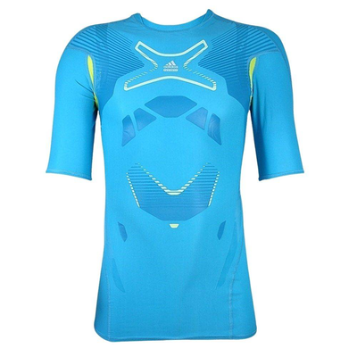 Techfit prep short sleeves t-shirt mens, Blue, medium